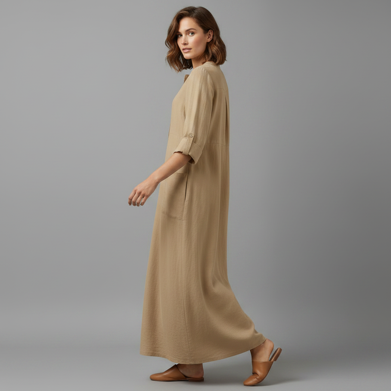 Tina | Women's Plus Size Leisure Dress in Soft Fabric