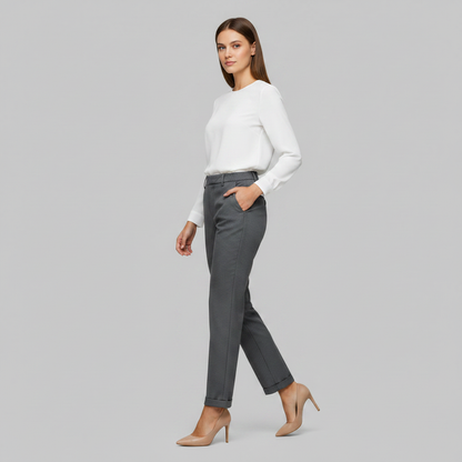 High Waist Black Pants | Women's Trousers for Office Wear