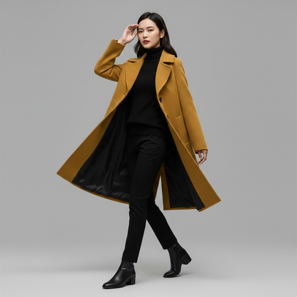 Elegant Wool Coat for Women | Stylish Winter Outerwear