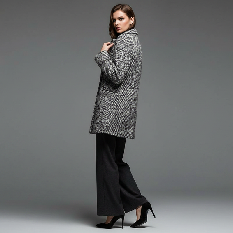 Elegant Wool Coat | Women's Long Winter Coat