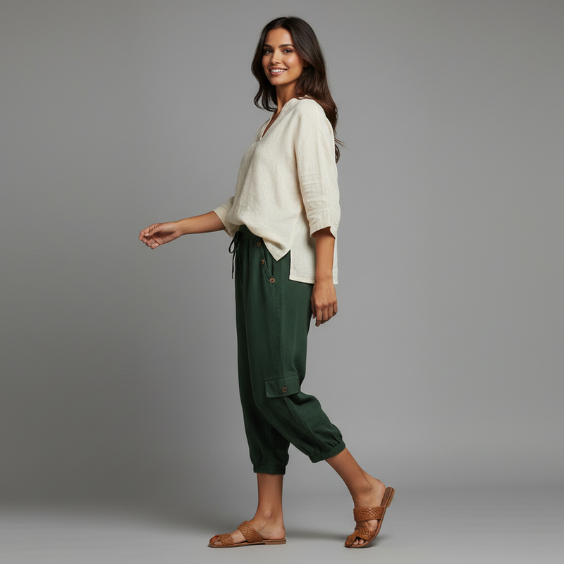 Jana Casual Trousers | Women's Trousers with Pockets