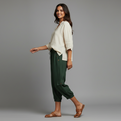 Jana Casual Trousers | Women's Trousers with Pockets