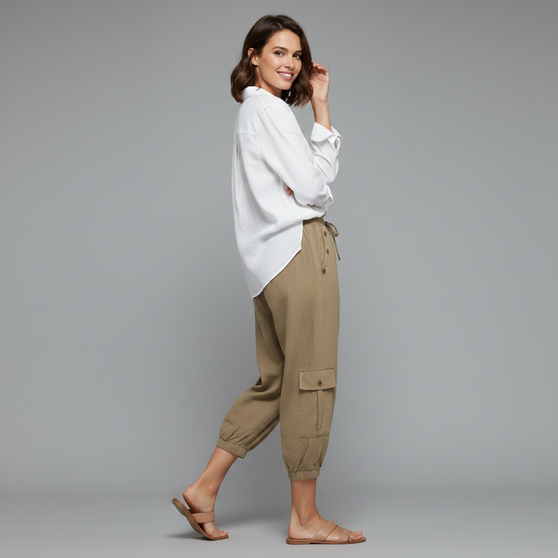 Jana Casual Trousers | Women's Trousers with Pockets