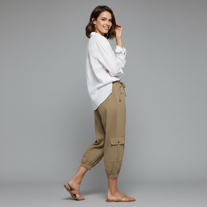Jana Casual Trousers | Women's Trousers with Pockets