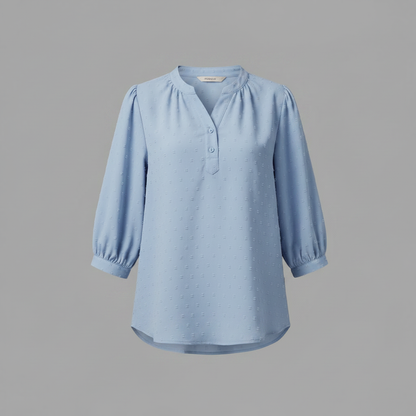 Silk Patchwork Women's Blouse | Versatile Summer Top