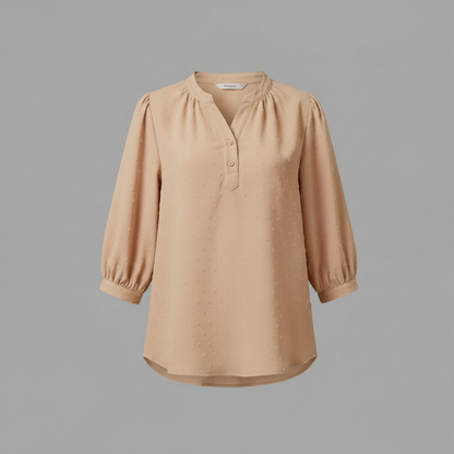 Silk Patchwork Women's Blouse | Versatile Summer Top
