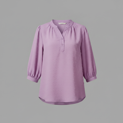 Silk Patchwork Women's Blouse | Versatile Summer Top