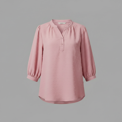 Silk Patchwork Women's Blouse | Versatile Summer Top
