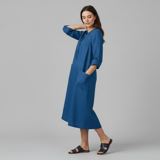 Tina | Women's Plus Size Leisure Dress in Soft Fabric