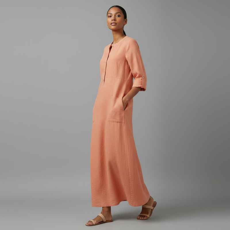 Tina | Women's Plus Size Leisure Dress in Soft Fabric