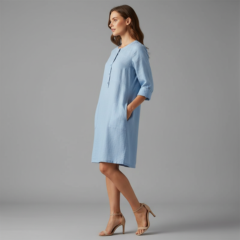 Tina | Women's Plus Size Leisure Dress in Soft Fabric
