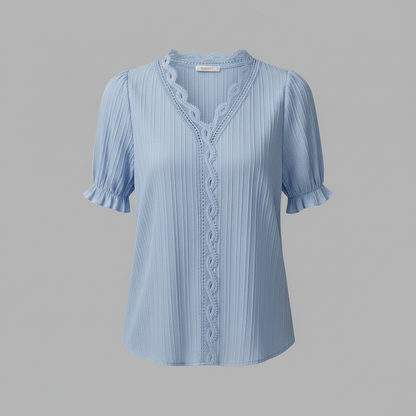 Elegant Puff Sleeve Blouse | Women's Summer Tops