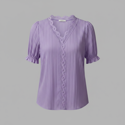 Elegant Puff Sleeve Blouse | Women's Summer Tops