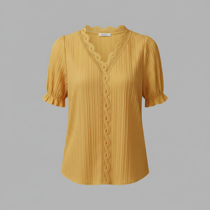 Elegant Puff Sleeve Blouse | Women's Summer Tops