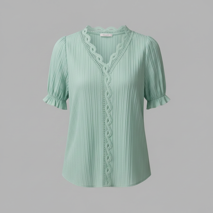 Elegant Puff Sleeve Blouse | Women's Summer Tops