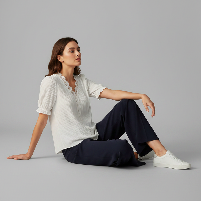 Elegant Puff Sleeve Blouse | Women's Summer Tops